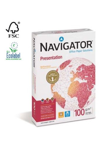 Navigator carta presentation A3 100gr (500 fg) CONFEZ. 4 RISME