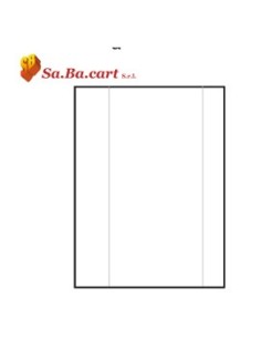 Carta uso bollo A4 80gr c/retro non utilizzabile (500 fg) bianco con margine