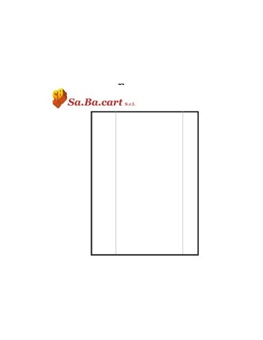 Carta uso bollo A4 80gr c/retro non utilizzabile (500 fg) bianco con margine