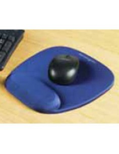 Mousepad con poggiapolsi - Memory Foam - blu 
