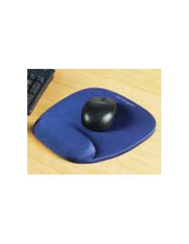 Mousepad con poggiapolsi - Memory Foam - blu 