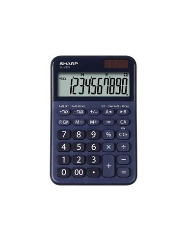 Calcolatrice da tavolo, EL M335 10 cifre, colore blu