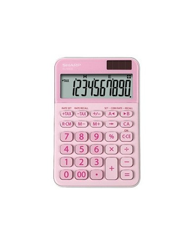 Calcolatrice da tavolo, EL M335 10 cifre, colore rosa