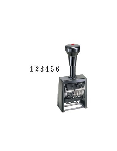 Timbro numeratore autoinchiostrante automatico B6K 6colonne 4,5mm REINER