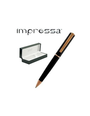 Penna a sfera MONTEVERDE IMPRESSA nero/rosegold