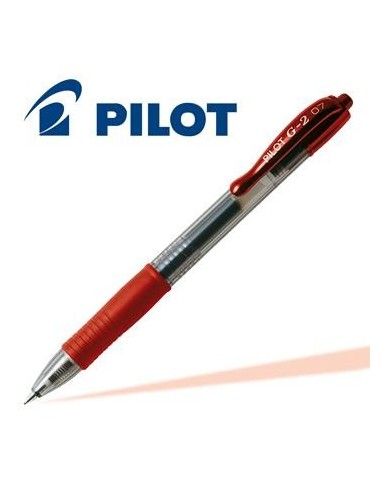 Pilot G2 penna scatto inchiostro gel rosso (conf.12)