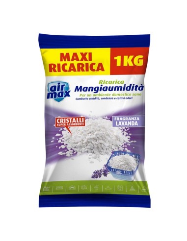 Ricarica Sali assorbiumidita' AIR MAX da 1kg lavanda
