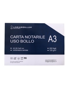 Lineasigillum carta per originali A3 120gr ( 200 fogli ) 2