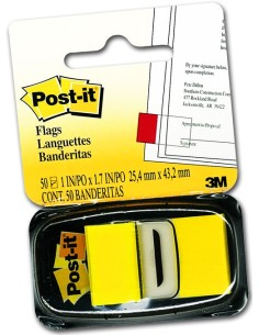 Post It segnapagina index 680 giallo