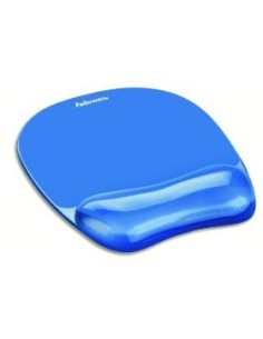 Fellowes tappetino mouse con poggiapolsi Crystal™ Gel