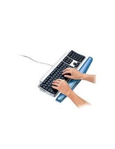 Fellowes poggiapolsi da tastiera Crystal™ Gel