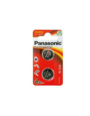 Panasonic blister 2 micropile a pastiglia CR2032 LITIO 3V