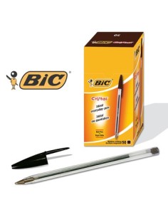Bic Penne a sfera Cristal Medium nero (conf 50)