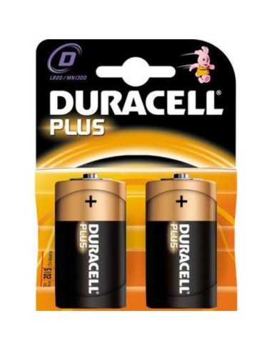 Duracell confezione da 2 pile Duracell Plus di tipo D