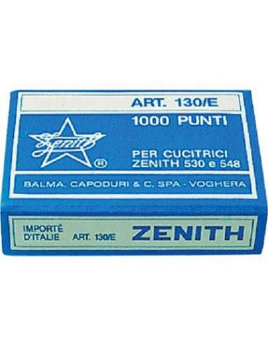 Zenith Confezione 1000 Punti 130/E 6/4 acciaio naturale