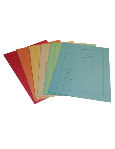 Cartelline manilla stampate uso Notarile azzurro ( conf. 100 )