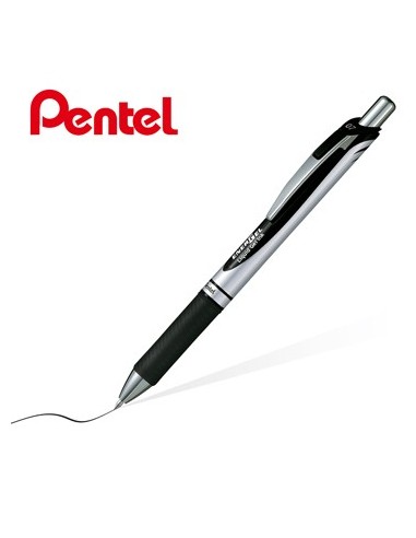 Pentel Energel XM 07 penna scatto inchiostro gel nero