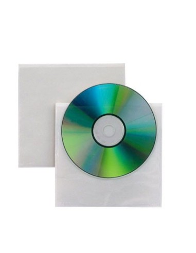 Tasca adesiva per cd dvd senza lembo di chiusura (conf. 25)