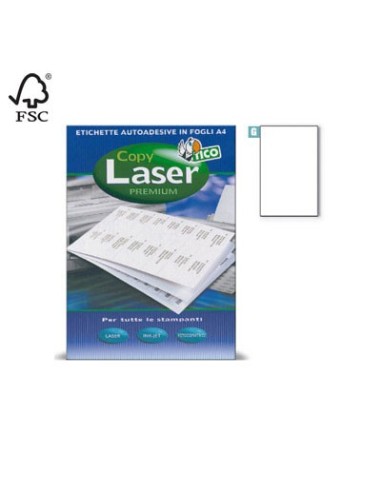 Etichette stampa laser e inkjet senza margini mm210x297 (ff100)