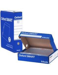 Scatola 400 buste forate 22X30 finitura buccia antiriflesso office oxford smart
