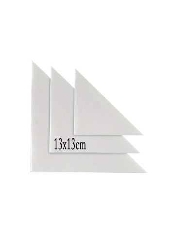 Tasca triangolare adesiva cm 13x13 ( conf. 10 pz)