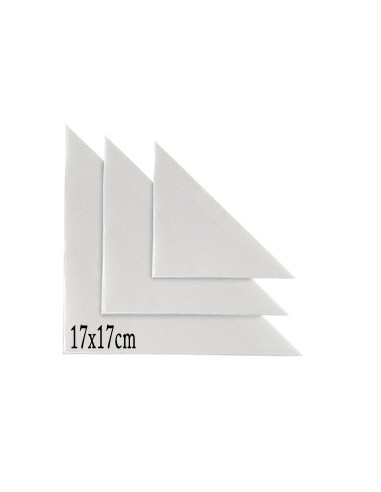 Tasca triangolare adesiva cm 17x17 ( conf. 10 pz)