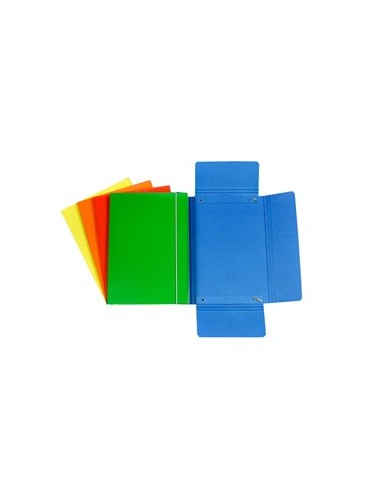 Cartellina c/elastico 17X25CM colori assortiti ( conf. 10)