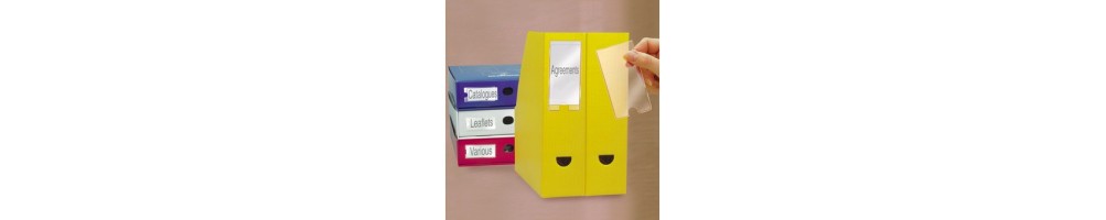 Etichette e tasche adesive